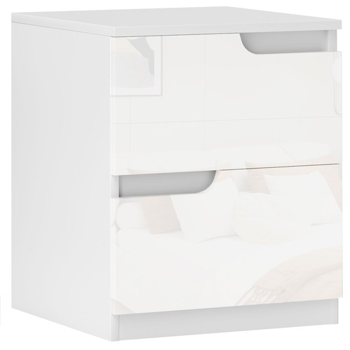 Homcom comodino moderno - con, 2