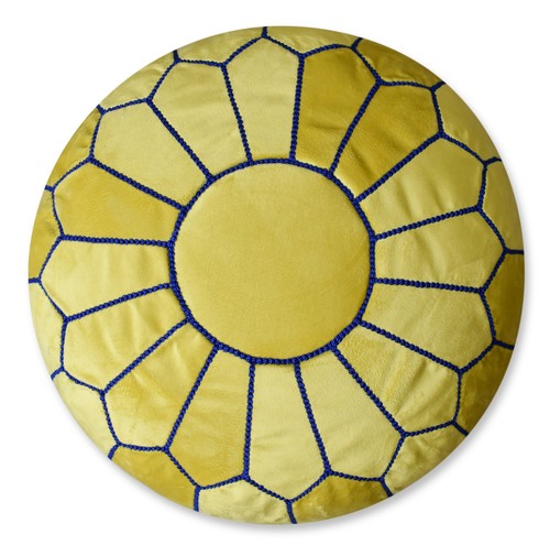 Pouf velluto fatto - in, mano