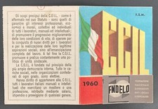 Tessera G.G.I.L. 1960