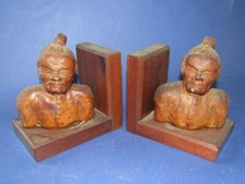 Serre Libri In Ceramica E Legno Cinese Patinato Asia