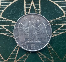 ($)     1 Lira 1939 XVIII