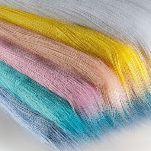 Tessuto peluche lungo cm - tessuto,