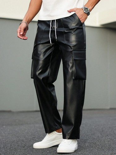 Pantalone cargo vera - , pelle