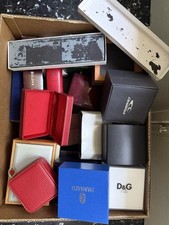 Lotto Box Per Orologi Omega Bulova Seiko Citizen E Altri