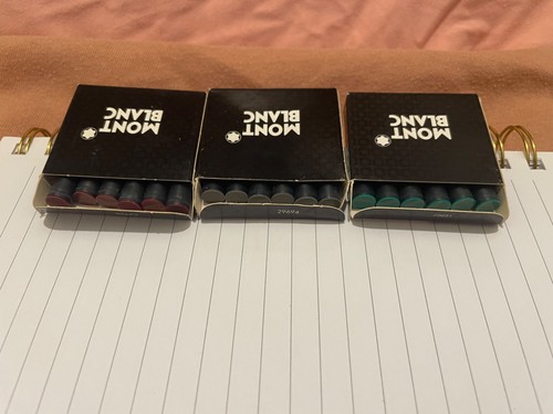 Mont blanc ink - carts, nos