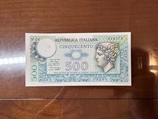 BANCONOTA LIRE 500 MERCURIO