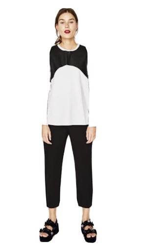 Maglia zara cotone - maglia, nero
