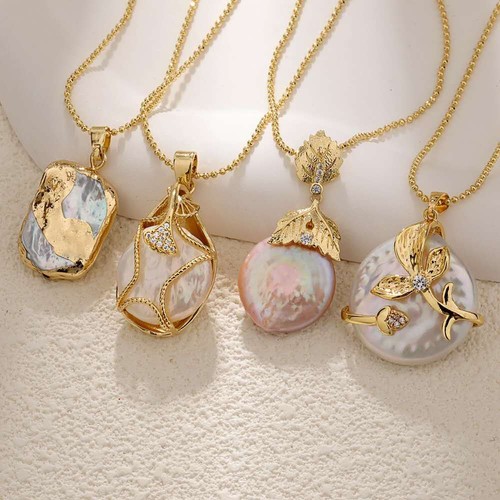 Collana placcata oro 18k con - collana,