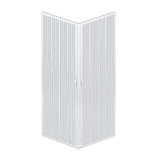 Cabina doccia Liberté 2 porte 70x70 cm con apertura centrale