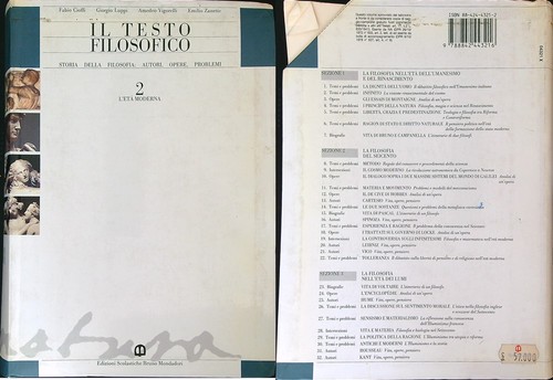 Testo filosofico per le - il,