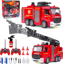 2 Camion Pompieri Giocattolo