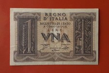 BANCONOTA 1 LIRA 14-11-1939