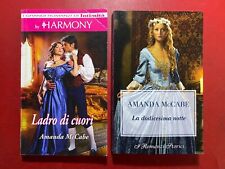 Amanda McCABE Lotto 2 Libri HARMONY STORICI / LADRO DI CUORI + DODICESIMA NOTTE