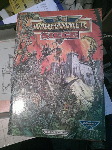 Warhammer siege hardback - warhammer,