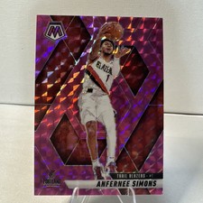 2024-25 Panini Mosaic Anfernee Simons #39 Rosa Parallelo #’d/175