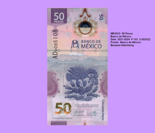 Messico pesos - messico, 50