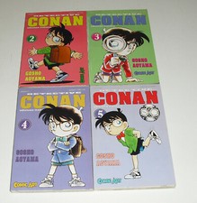 MANGA  DETECTIVE CONAN  SEQUENZA DAL N.2 AL N.5 (4 albi)-COMIC ART EDICOLA