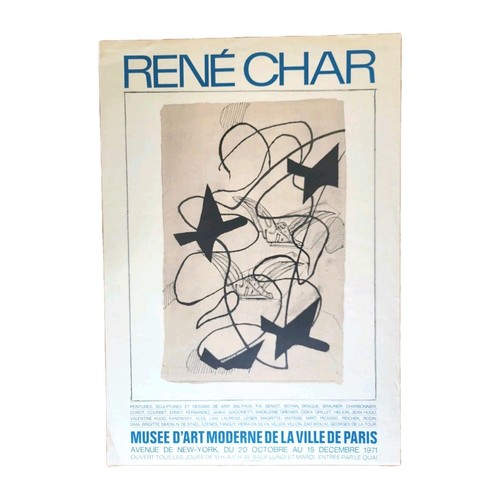 René char affiche musée art - affiche,