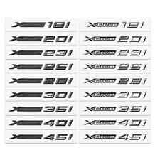 Lettera distintivo posteriore BMW Xdrive 18-50d/i GT per le serie X1-X3-X5- X7
