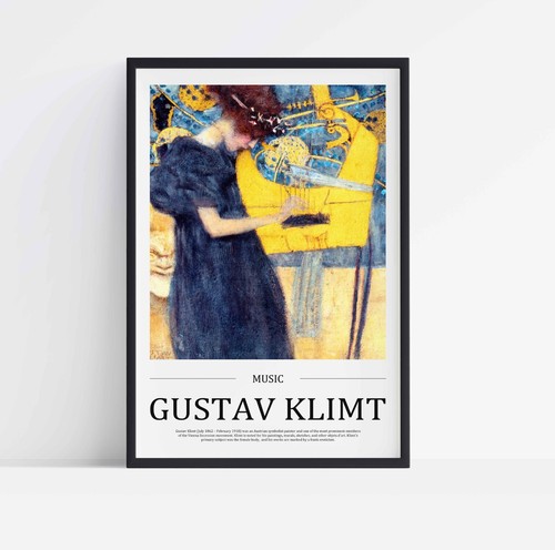 Poster gustav klimt musica - poster,