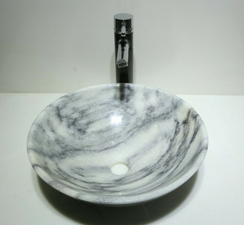Lavabo tondo marmo pietra - lavabo,