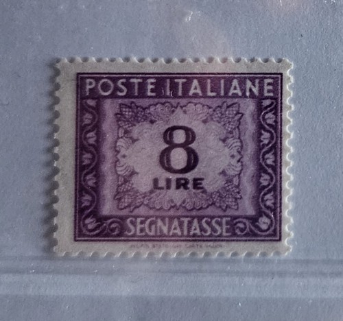 Italia 1956 segnatasse 8 - segnatasse,