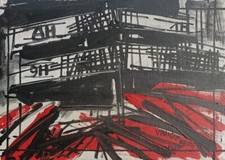 VINICIO BERTI tela 1980 GRANDE