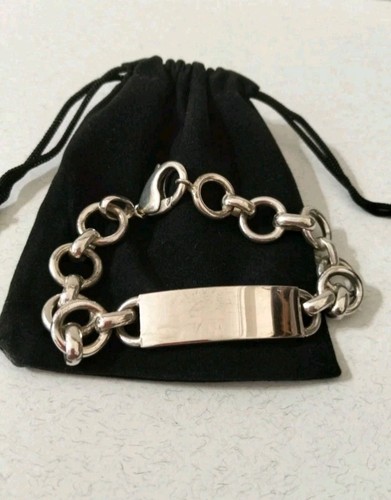 Bracciale piastra argento - bracciale,