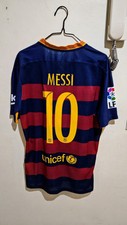 Maglia FC  Barcellona  2015 2016 Home Nike Messi 10 La Liga Size S 