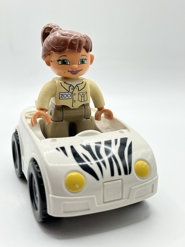 Lego duplo zoo keeper white - zoo,