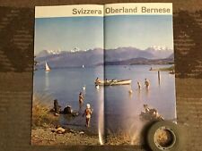 Rarissima Brochure illustrata OBERLAND Bernese del 1966