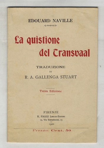 Quistione del transvaal - del,