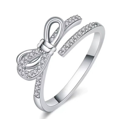 Anello argento 925 - anello, fiocco
