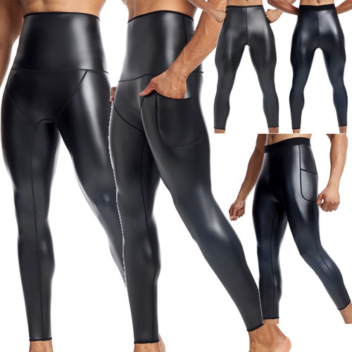 Pantalone uomo pelle vita - uomo, pu