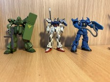 Set 3 Action Figure Gundam Zaku II, Strike Gundam, Gouf Zeon