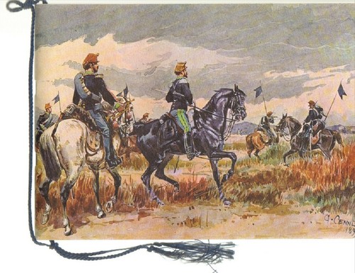 Stampa storica lancieri - i, di