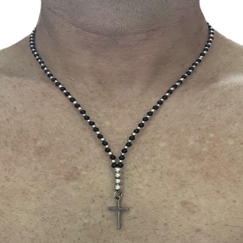 Collana con croce - , da