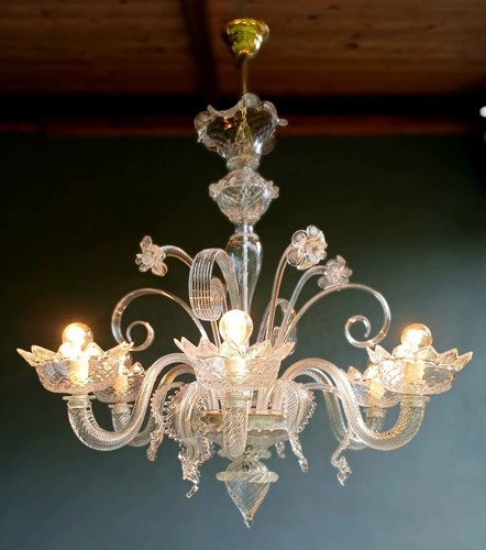 Lampadario veneziano murano - lampadario,