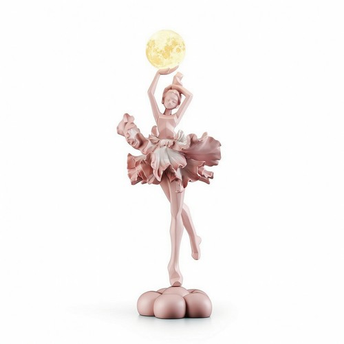 Ballerina con sfera luminosa - con,