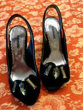 SANDALI GIOIELLO IN RASO E VERNICE