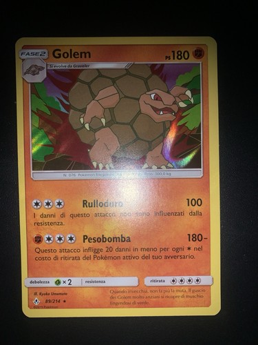 Golem 214 italiano pokemon - golem,