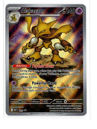 Pokémon tcg - pokémon, alakazam