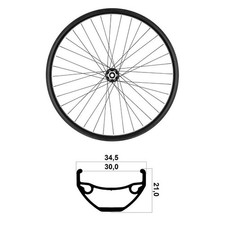 ruota anteriore 29 can int 30mm mtb tlr cuscinetti perno pass disco 305592225 MV
