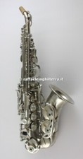 Rampone & Cazzani sax soprano curvo 2004 JAG R1 Jazz Argentato Vintage