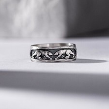 Anello Pantera Argento