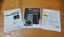 Yamaha NS-2000 Speaker System manuale di servizio, brochure e scheda tecnica