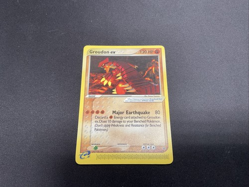 Carta pokemon groudon 002 2003 - pokemon,
