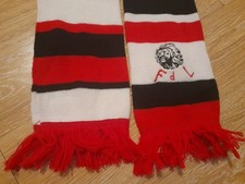 SCIARPA SCARF VINTAGE ULTRAS MILAN FOSSA DEI LEONI F.D.L. RICAMO. ORIGINALE