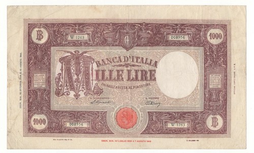 1000 lire grande - , (