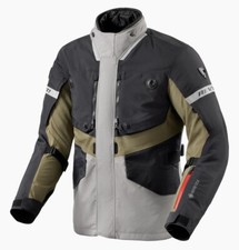 GIACCA MOTO REV'IT NEPTUNE 3 GTX GORE-TEX LAMINATA BLACK DARK GREEN TG XXL